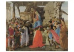 Botticelli Sandro; Anbetung des Kindes durch die Heiligen Drei Könige ,ca. 1475