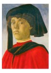 Botticelli Sandro; Bildnis eines jungen Mannes , 1469