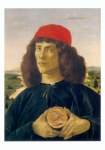 Botticelli Sandro; Bildnis eines Unbekannten , 1488