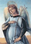 Botticelli Sandro; Die drei Erzengel und Tobias (Ausschnitt : Gabriel) , um 1481