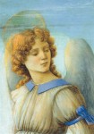 Botticelli Sandro; Die drei Erzengel und Tobias (Ausschnitt : Raphael) , um 1481
