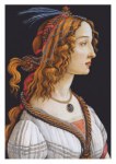Botticelli Sandro; Frauenportrait (Allegorisches Portrait der Simonetta Vespucci, 1453-76) , um 1480-85