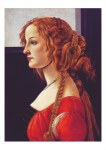 Botticelli Sandro; Frauenporträt (Allegorisches Porträt der Simonetta Vespucci, 1453✝?76) , um 1480✝?85