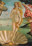 Botticelli Sandro; Die Geburt der Venus - Ausschnitt : Venus , um 1482