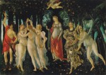 Botticelli Sandro; La Primavera (Der Frühling) , um 1477/78
