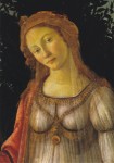 Botticelli Sandro; La Primavera (Der Frühling) - Ausschnitt : Kopf der Primavera , um 1477/78
