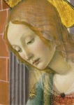 Botticini Francesco di Giovanni; The Virgin Mary (Detail from: The Annunciation)