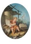 Boucher Francois; Allegorie der Freien Künste: Die Architektur , 1761