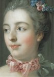 Boucher Francois; Mme de Pompadour (Detail) , 1756