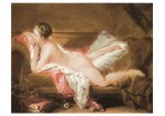 Boucher Francois; Ruhendes Mädchen , 1752
