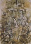 Braque Georges; Stilleben mit Harfe und Violine , 1912