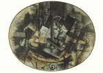 Braque Georges; Tisch mit Pfeife , 1912
