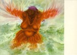 Brauer Erich (Arik); Brennende Frau als Blume , 1966