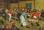 Brueghel Jan der Ältere - Breugel; Bauernhochzeit , um 1568/69