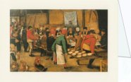 Brueghel Pieter der Jüngere; Hochzeitsmahl (nach Pieter Brueghel dem Älteren)