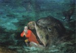 Brueghel Jan der Ältere - Breugel; Jonas entsteigt dem Rachen des Walfisches (Ausschnitt)
