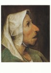 Brueghel Pieter der Ältere - Breugel; Kopf einer alten Bäuerin , um 1567/69