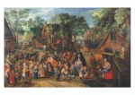 Brueghel Pieter der Jüngere; Das Pfingstbraut-Spiel