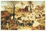 Brueghel Pieter der Jüngere; Die Volkszählung von Bethlehem
