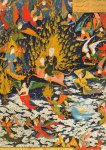 Anonymus; Muhammads Ascension with Angel Michael