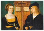 Burgkmair the Elder Hans; Portrait of Barbara Schellenberger, Portrait of Hans Schellenberger , 1507