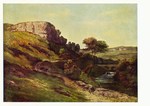 Courbet Gustave; Jura-Landschaft bei Ornans