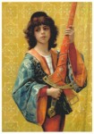 Cabanel Alexandre; Young Page in florentine costume , 1881