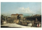 Canaletto (Bernardo Bellotto); Das Gartenpalais Liechtenstein in Wien vom Belvedere aus gesehen , 1759/60