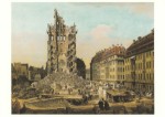 Canaletto (Bernardo Bellotto); Die Ruinen der Kreuzkirche in Dresden , 1765