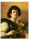 Caravaggio Michelangelo Merisi da; Young Man with Flower Vase