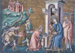 Cavallini Pietro; Anbetung der Könige , um 1291