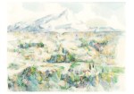 Cezanne Paul - Cézanne; Der Berg Cainte Victoire