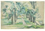 Cezanne Paul - Cézanne; Kastanienallee im Jas de Bouffan , 1878-1880
