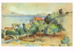 Cezanne Paul - Cézanne; Landschaft am Mittelmeer , 1878/80