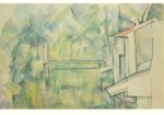 Cezanne Paul - Cézanne; Mühle am Fluss , 1900