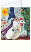 Chagall Marc; Das Brautpaar mit dem Eiffelturm , 1938/39
