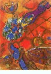 Chagall Marc; Halbmond über Vence , 1955/56