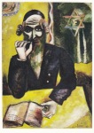 Chagall Marc; Die Schätzung oder der gelbe Rabbiner , 1912
