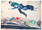 Chagall Marc; Über der Stadt , 1914/1918
