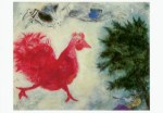 Chagall Marc; Der rote Hahn , 1940