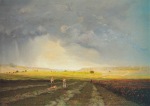 Chintreuil Antoine; The Rain Shower (c. 1868)