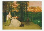 Courbet Gustave; Dame auf der Taerrasse (Die Dame aus Frankfurt) , 1858