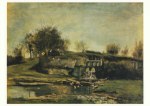 Courbet Gustave; Schleuse im Tal von Optevoz , 1854