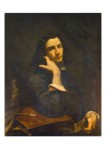 Courbet Gustave; Selbstbildnis - Der Mann mit dem Ledergürtel , 1846