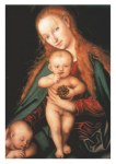 Cranach Lucas der Ältere; Virgin and Childwith Sleeping John as a Child , 1540✝?50