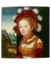 Cranach Lucas der Ältere; Princely dressed Lady, originally Salome , around 1530