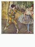Degas Edgar; Harlekin und Columbine