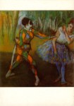 Degas Edgar; Harlekin und Columbine , 1886