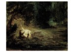 Delacroix Eugène; Der Tod der Ophelia , 1838