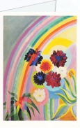 Delaunay Robert; Blumen mit Regenbogen , 1925